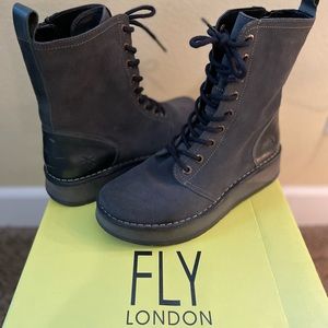 Fly London Gray Boots - size 39